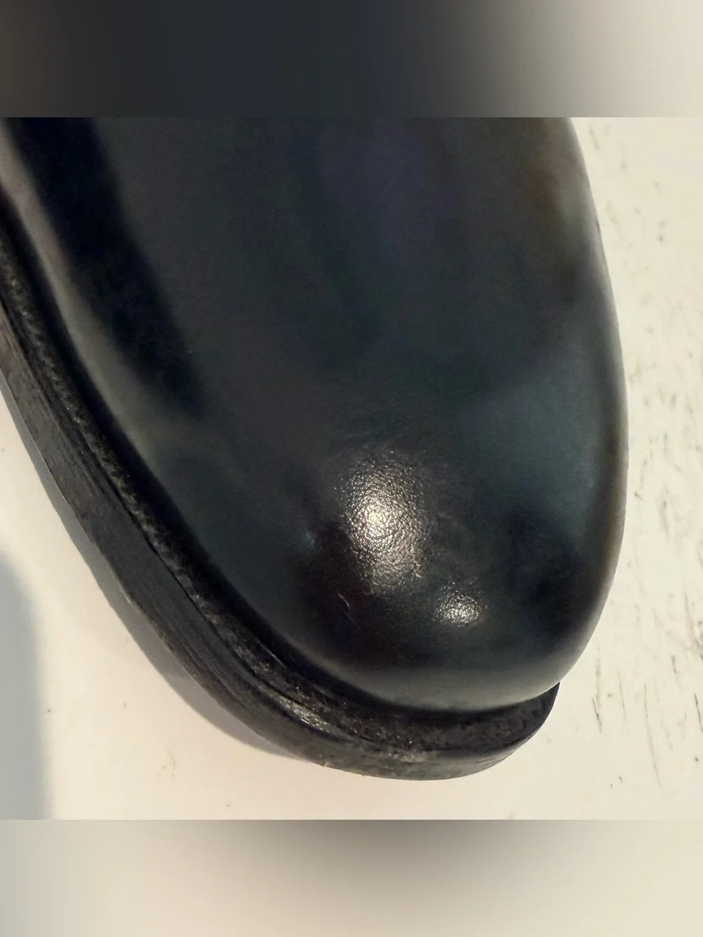 Edward Green Grosvenor Derby Shoes Men Size 8.5 Black Leather